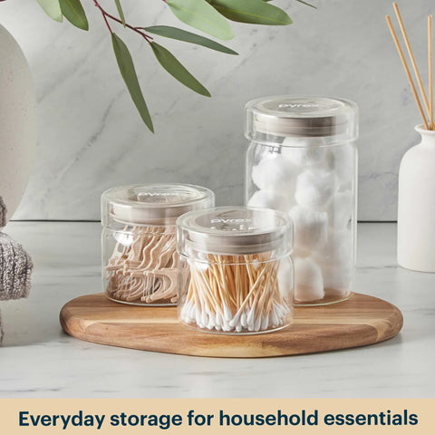 Pyrex® 4-Piece Glass Canister Set