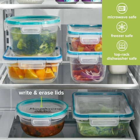 Snapware® Total Solution® 8.5-cup Rectangular Plastic Containers 4-pc Set with Lids
