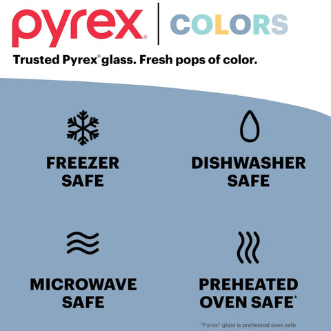 Pyrex® Sculpted Tinted Colors 8" Square Baking Dish, Smoke