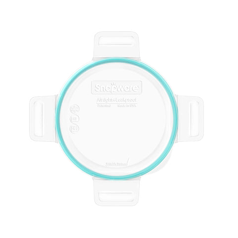 Snapware® Total Solution® Medium Round Plastic Lid with Teal Seal