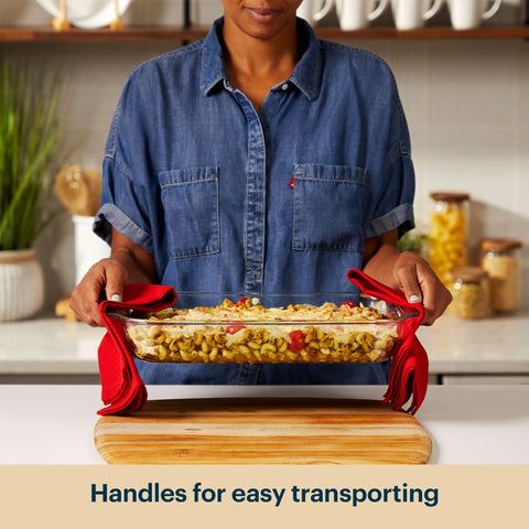 Pyrex® Basics 4-piece Glass Bakeware Set
